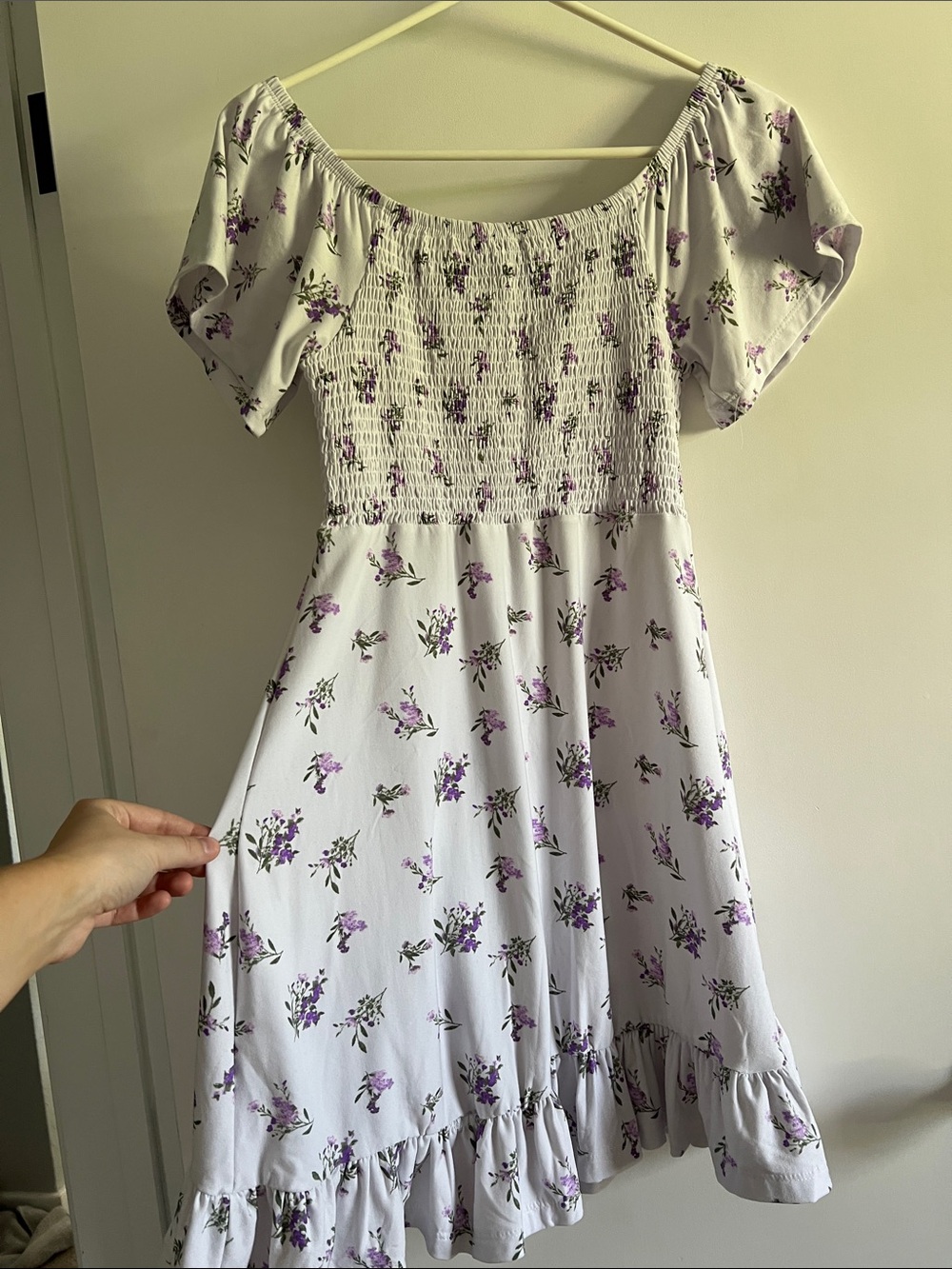 Smocked Floral Ruffle Mini Dress - Picture 5 of 5